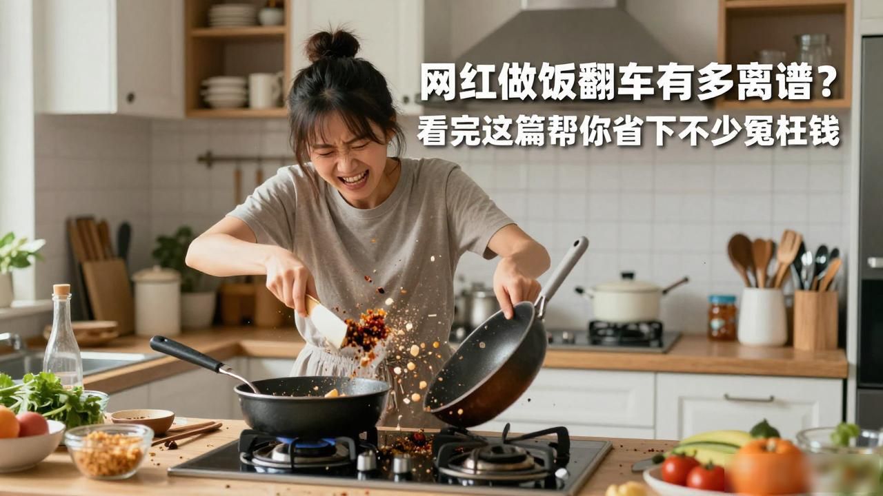 网红做饭翻车有多离谱？看完这篇帮你省下不少冤枉钱